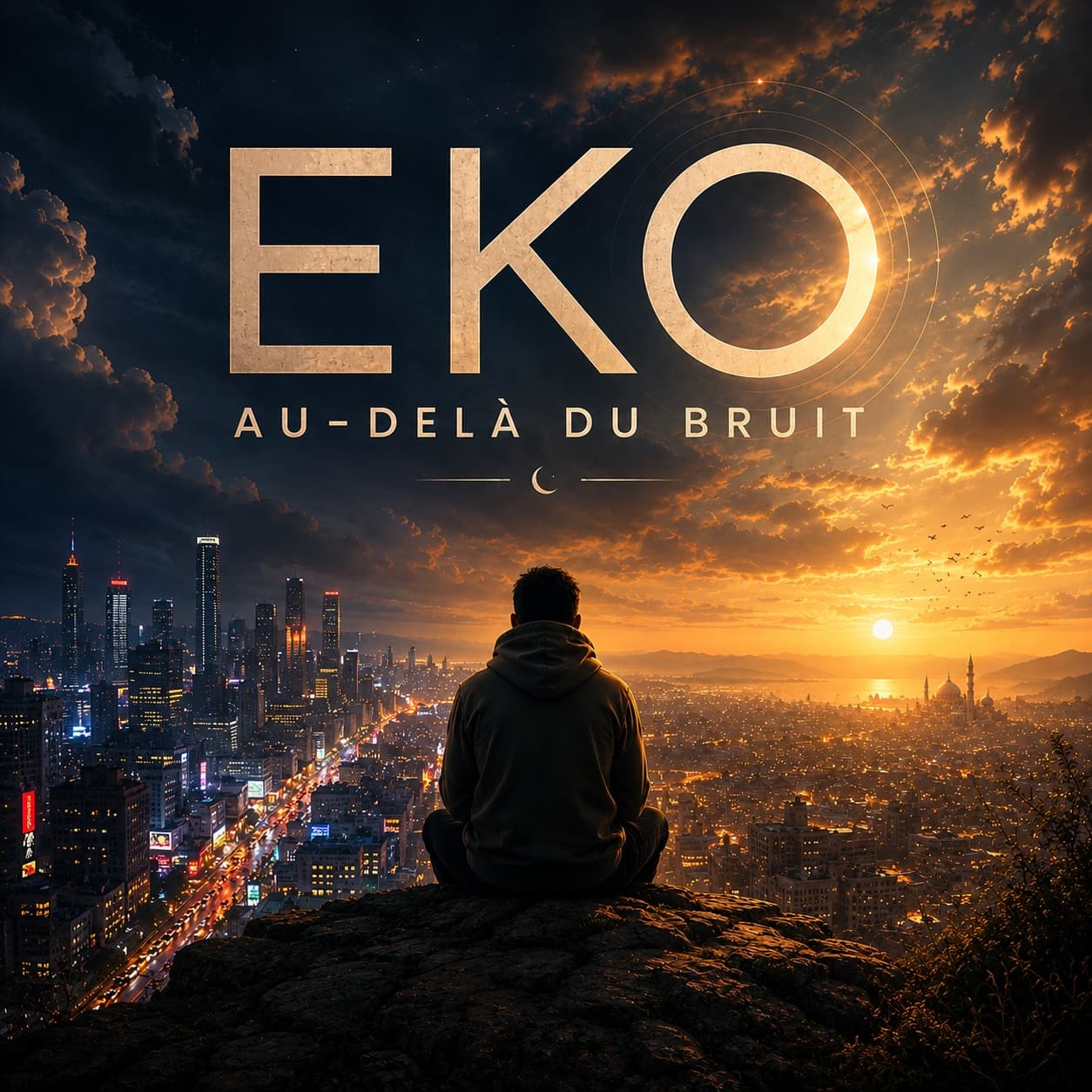 Pochette de l'album AU-DELÀ DU BRUIT par EKO